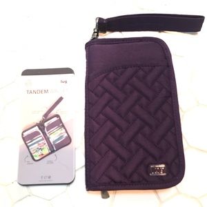 Lug Tandem Wallet with RFID protection